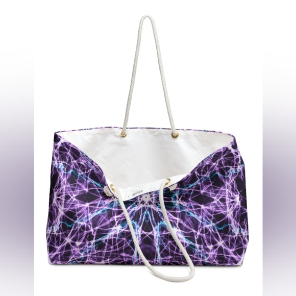 Original Design Electric Purple Psychedelic Weekender Bag - Picture 2 of 5
